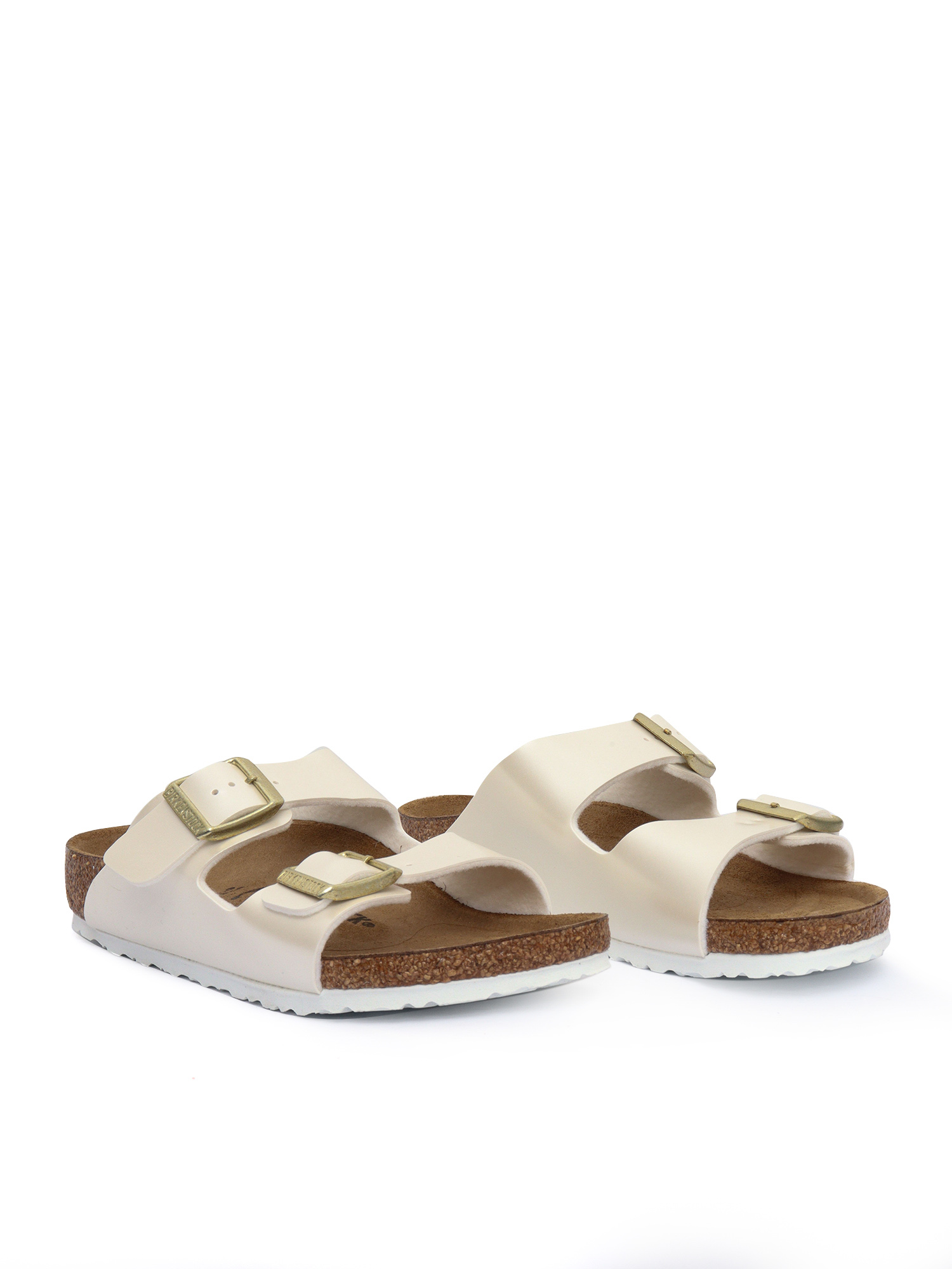 Arizona Kids electric metallic pearl, Birko Flor Silver Birkoflor Sole In Eva Sandal