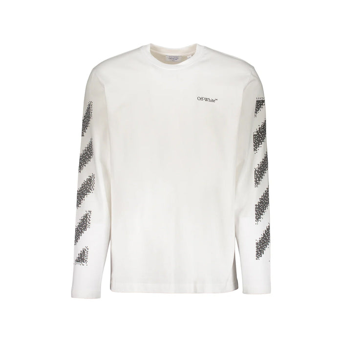 Long-Sleeve T-Shirt White Cotton
