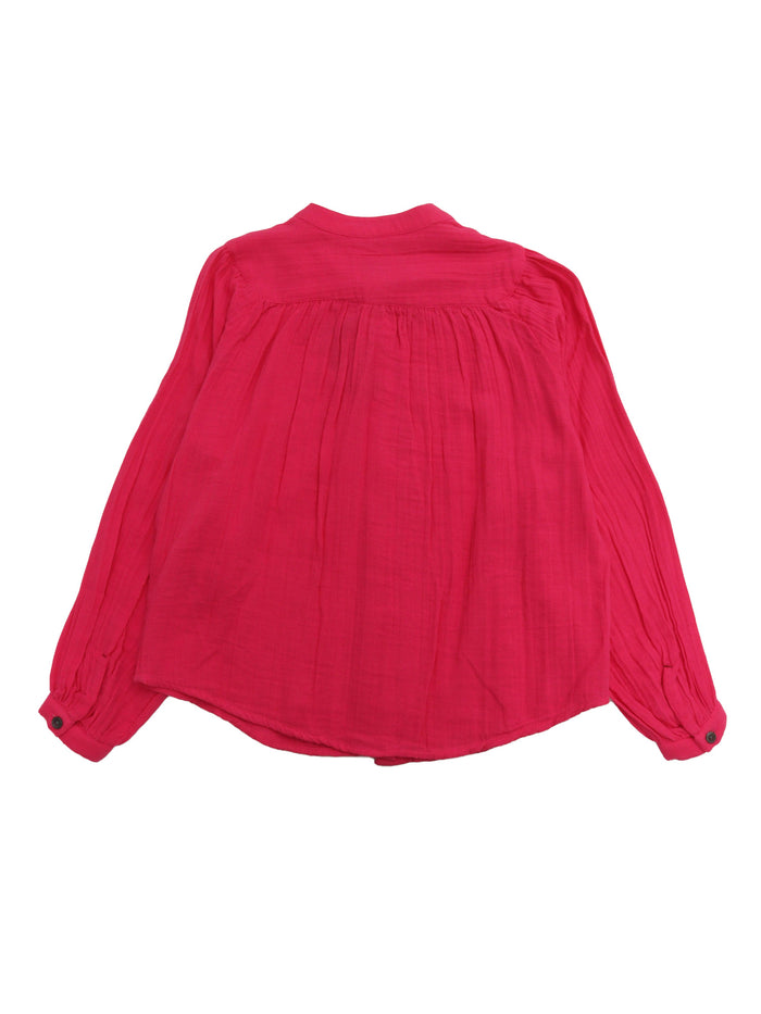 Hopsa P1730 Blouses Fuchsia Cotton Blouse