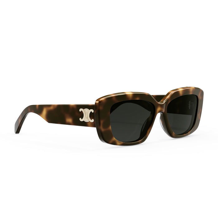 Celine CL40216U Triomphe 53A Havana Marrone Acetate Occhiali Da Sole