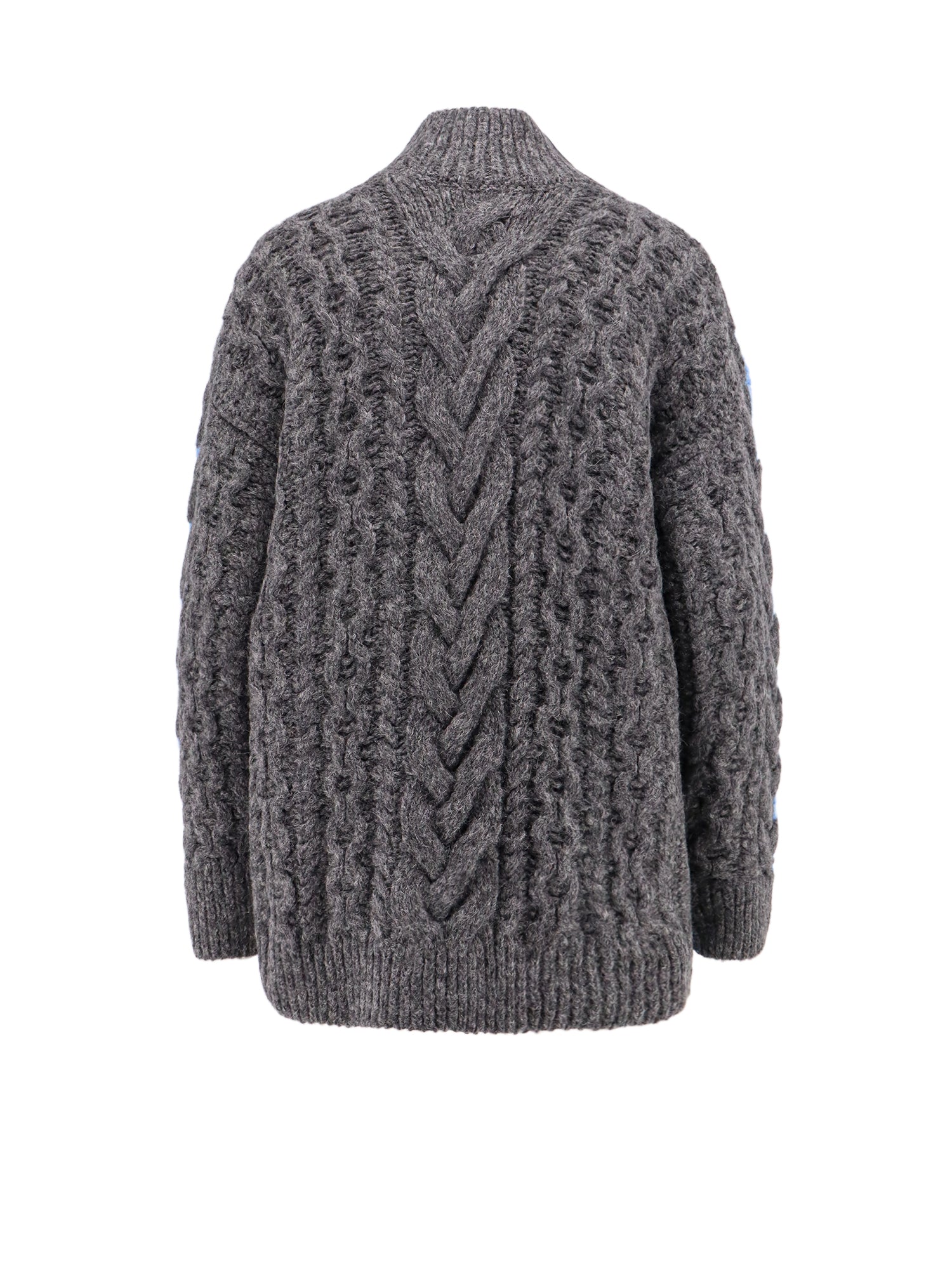 Stella McCartney Sweaters Blue Alpaca Lana Poliammide