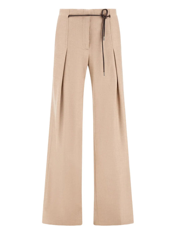 Herno 100% (composition incomplete in source) trousers in beige