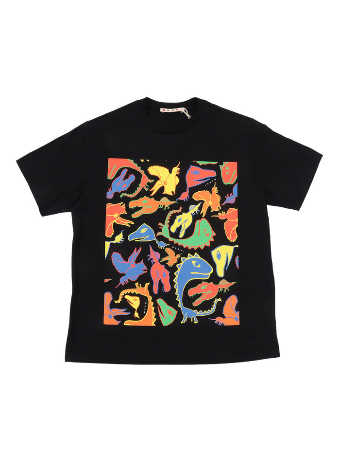 T-shirts Black Cotton Short Sleeves T-shirt