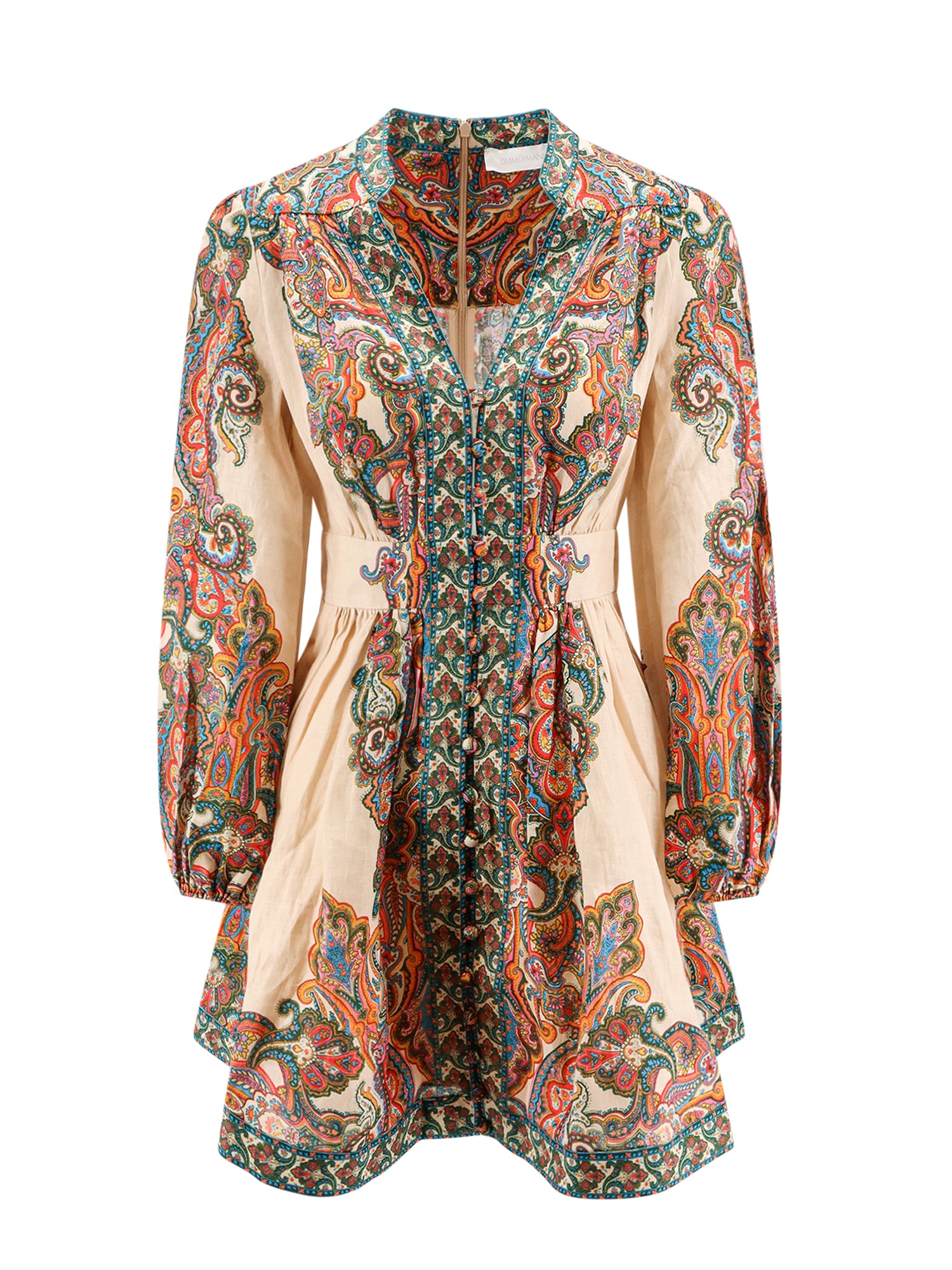 Zimmermann Dresses Multicolour Lino