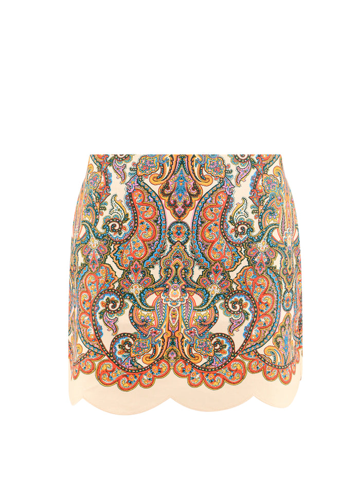 Zimmermann Skirts Multicolour Lino