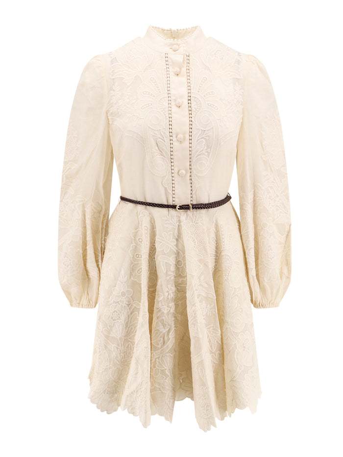 Zimmermann Dresses Beige Lino