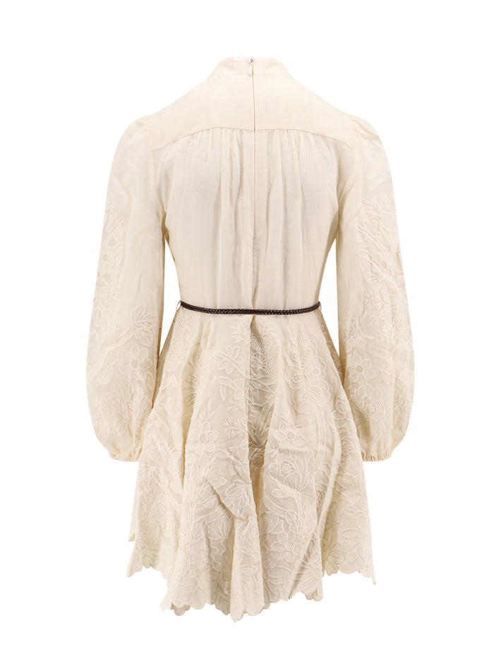 Zimmermann Dresses Beige Lino