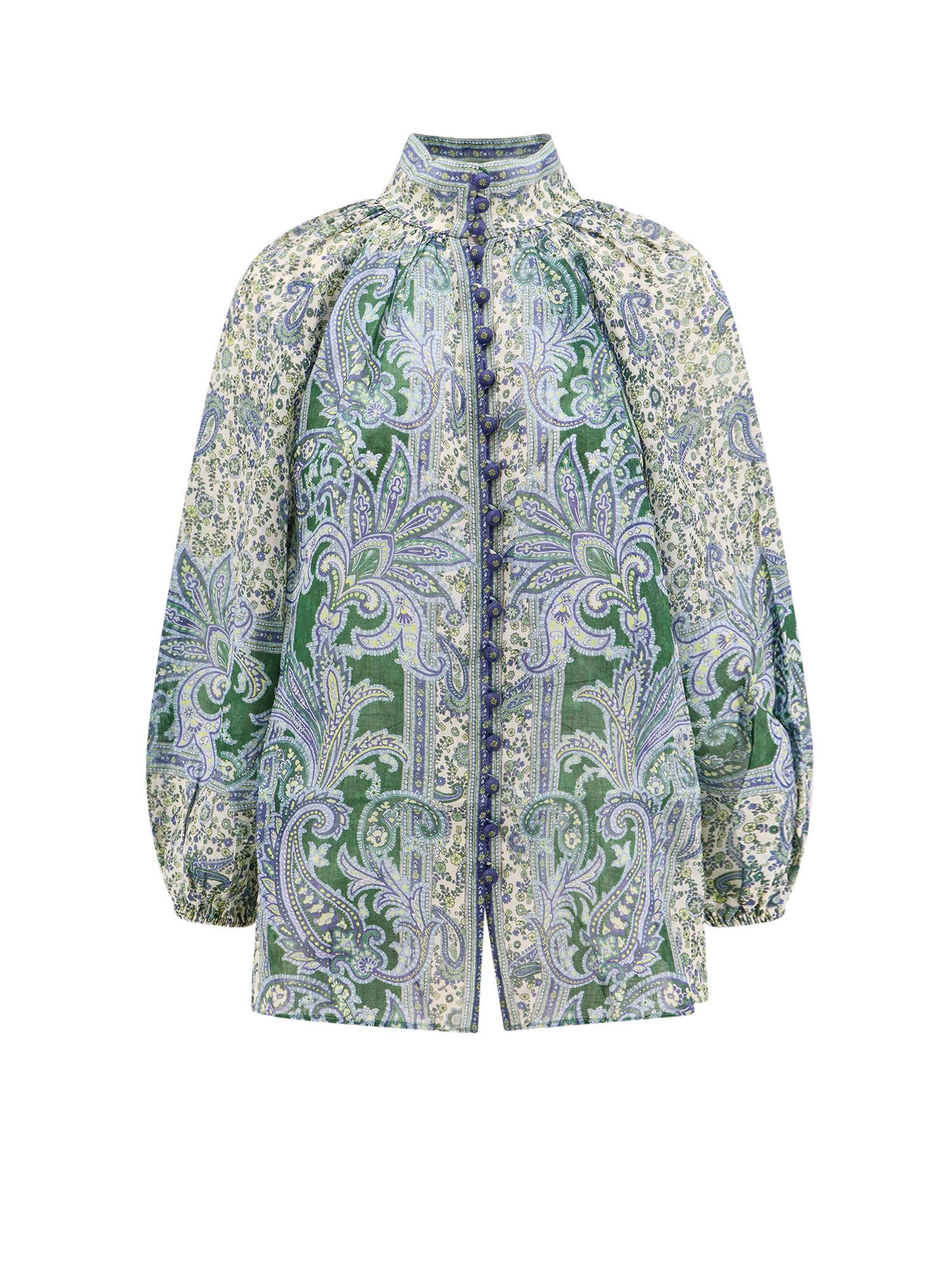 Zimmermann T-Shirts And Polos Green Ramie
