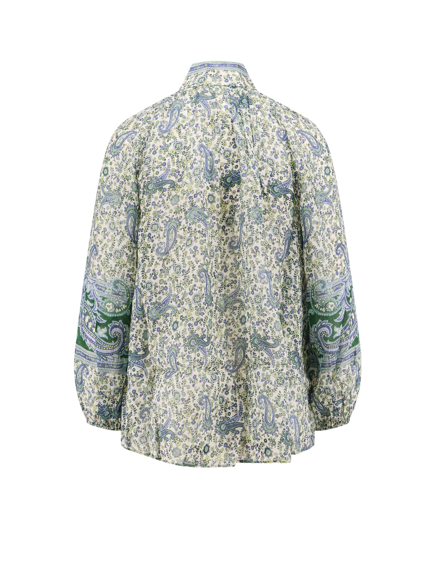 Zimmermann T-Shirts And Polos Green Ramie
