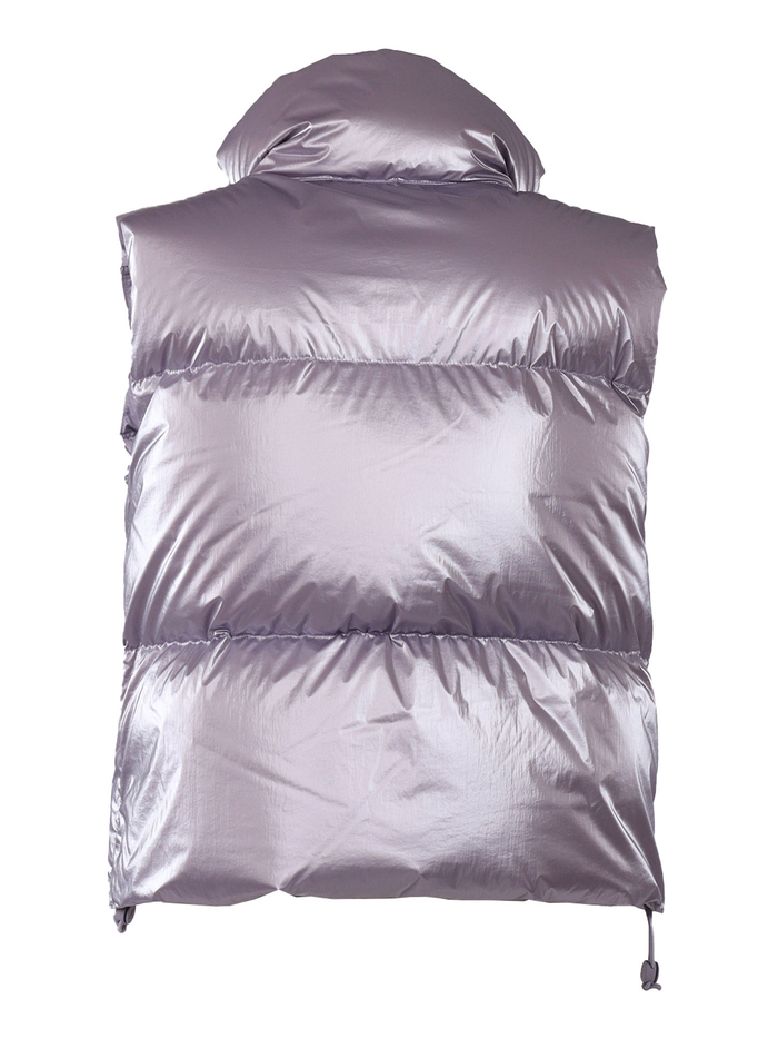 Thille Thermo Pearly Waistcoat Purple Sleeveless Puffer