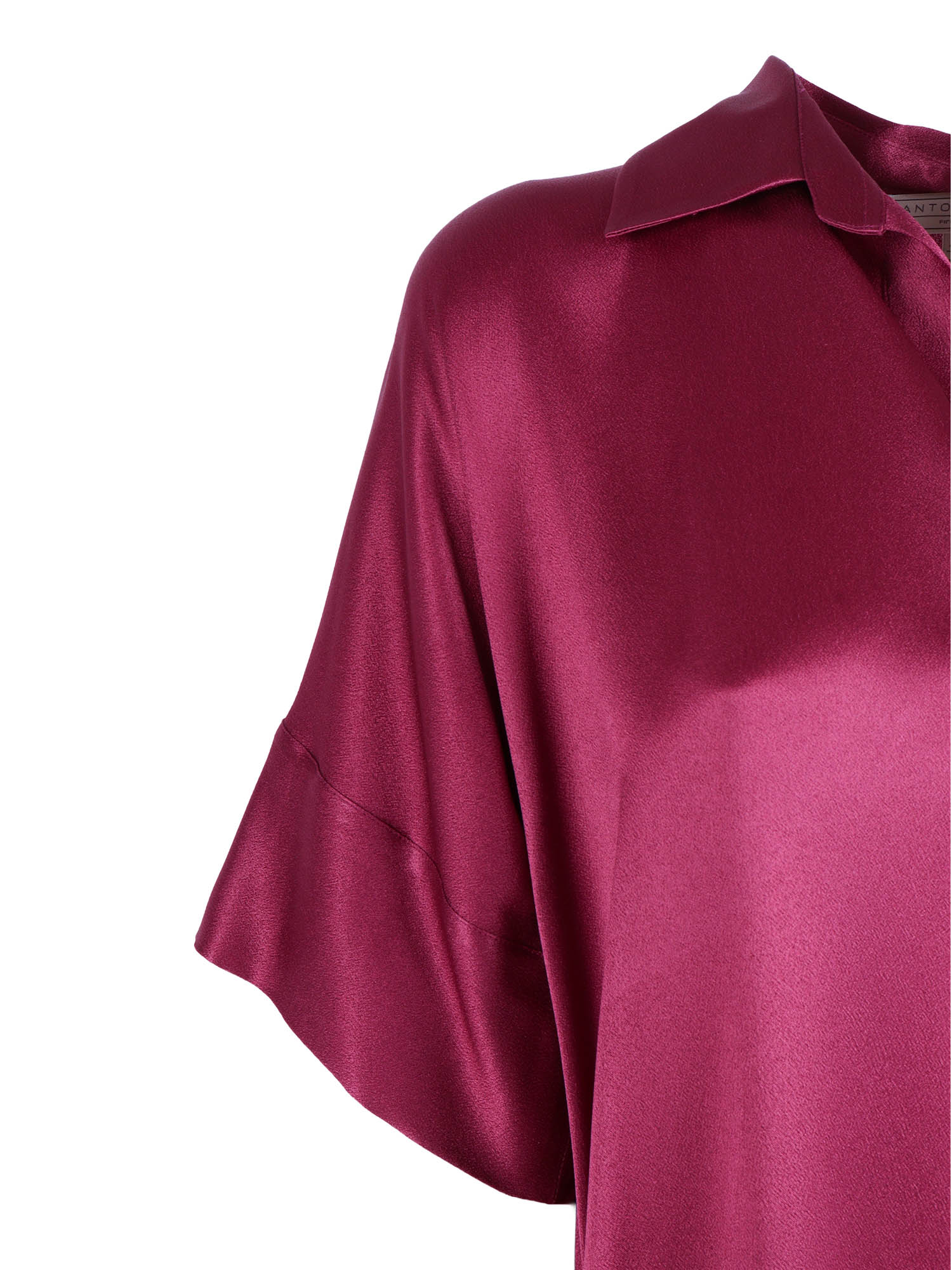 Dress Purple Acetate Silk Midi
