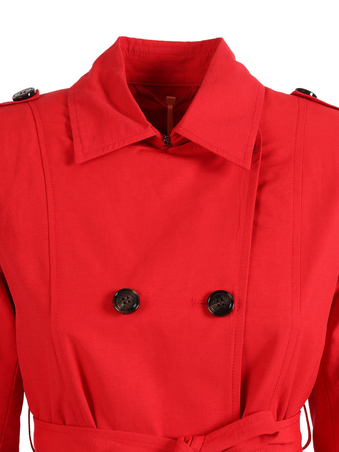 Jackets Red Short Puffer