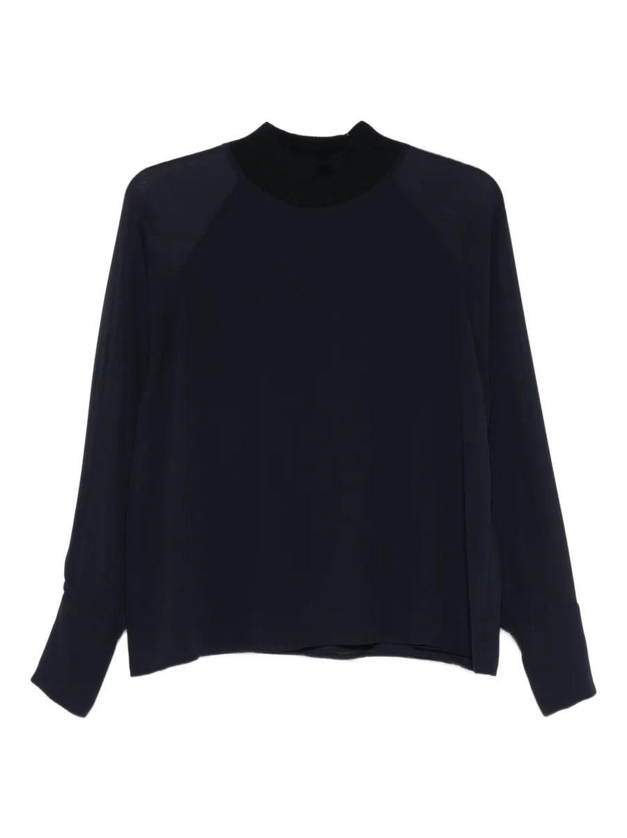 Peserico 100% (fiber not specified) shirt in navy