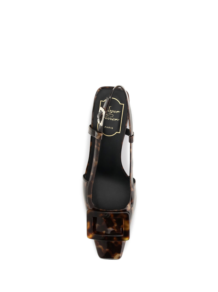 Pumps Belle Vivier Tortoiseshell Brown Africa