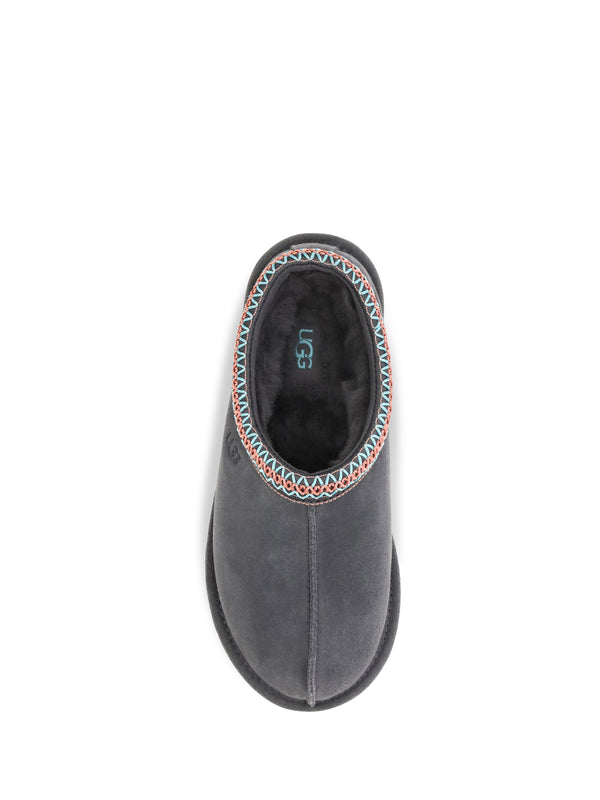 Mules Tasman Ii Dark Grey Suede Upper: Mutton Sandal