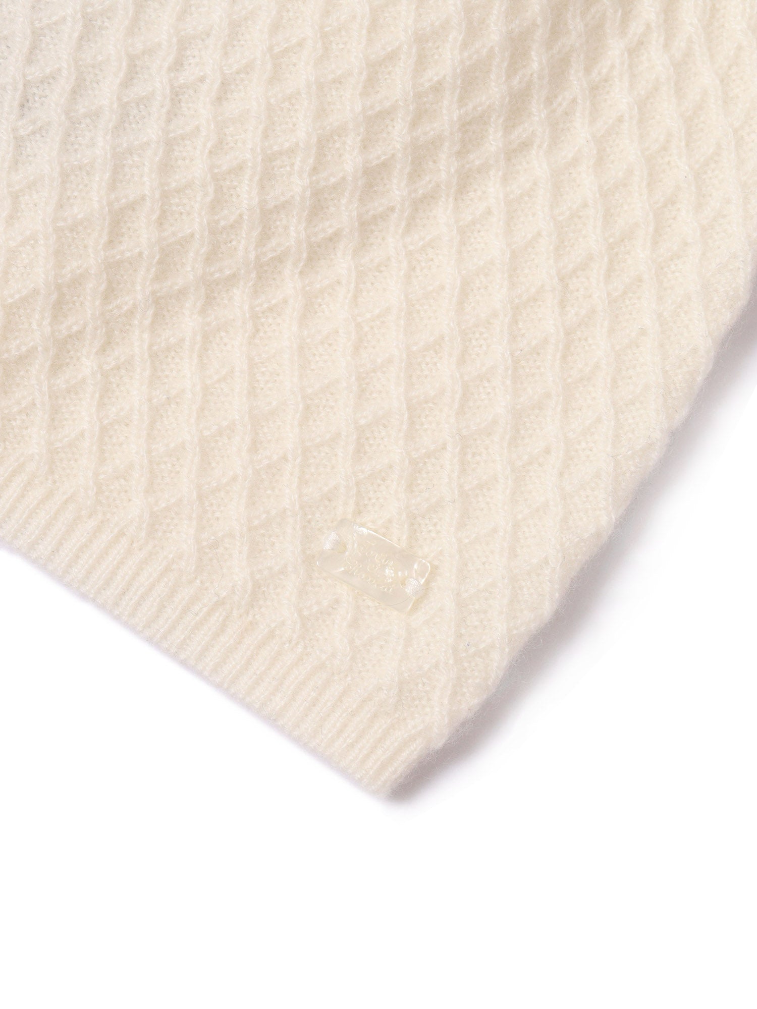 Hat White Cashmere