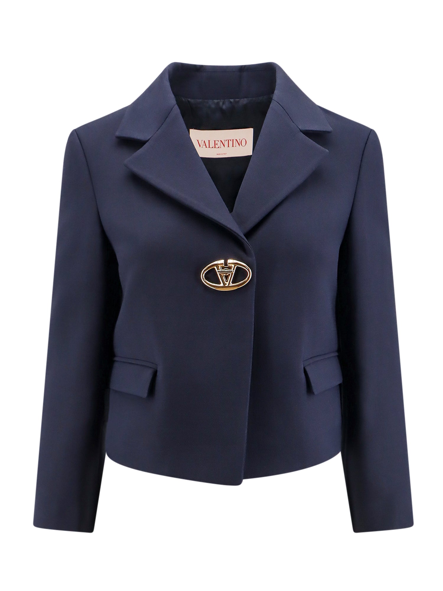 Valentino Clothing Blue Lana Vergine Seta