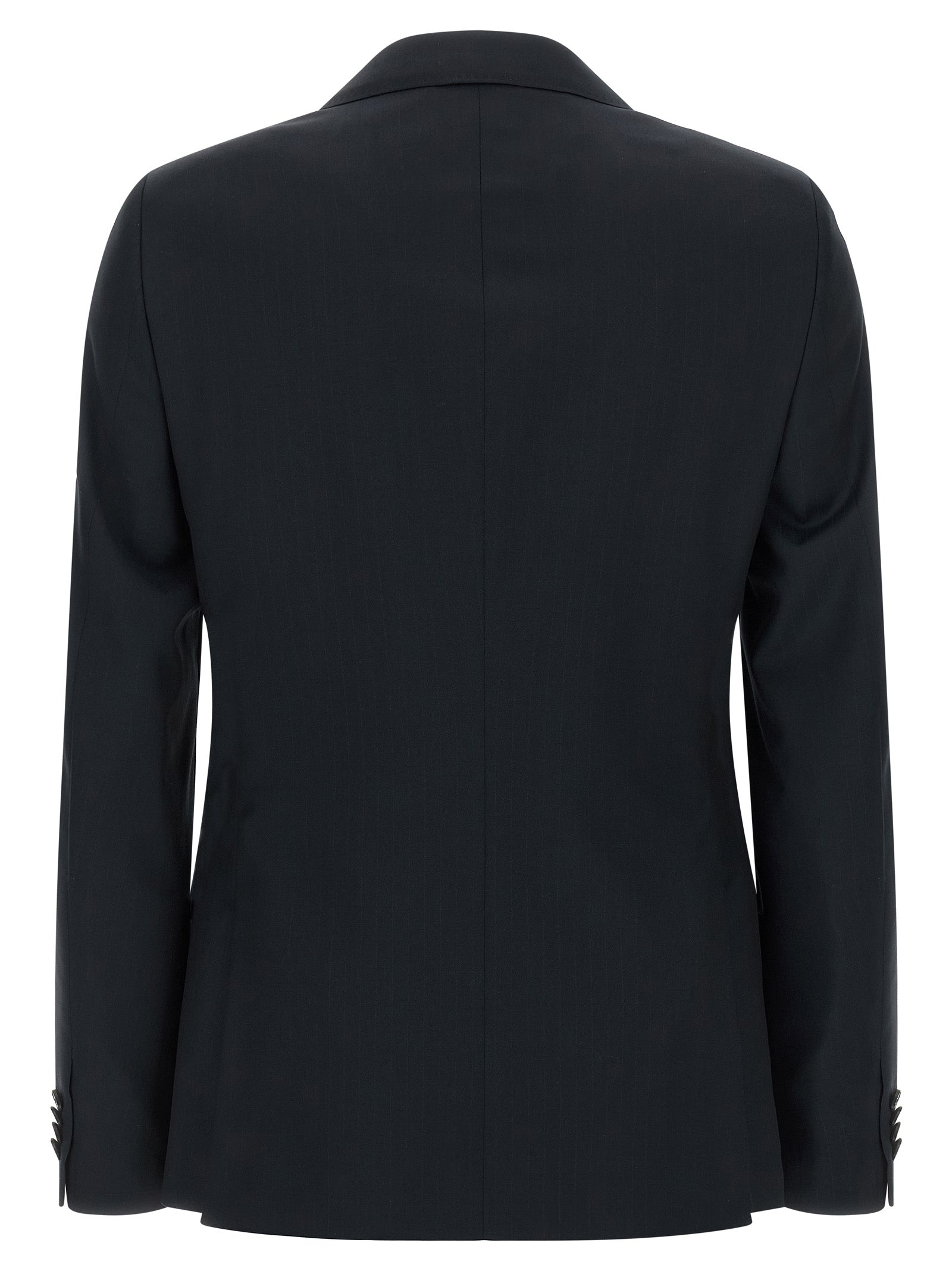 Pinstriped dress Blue Wool Suits