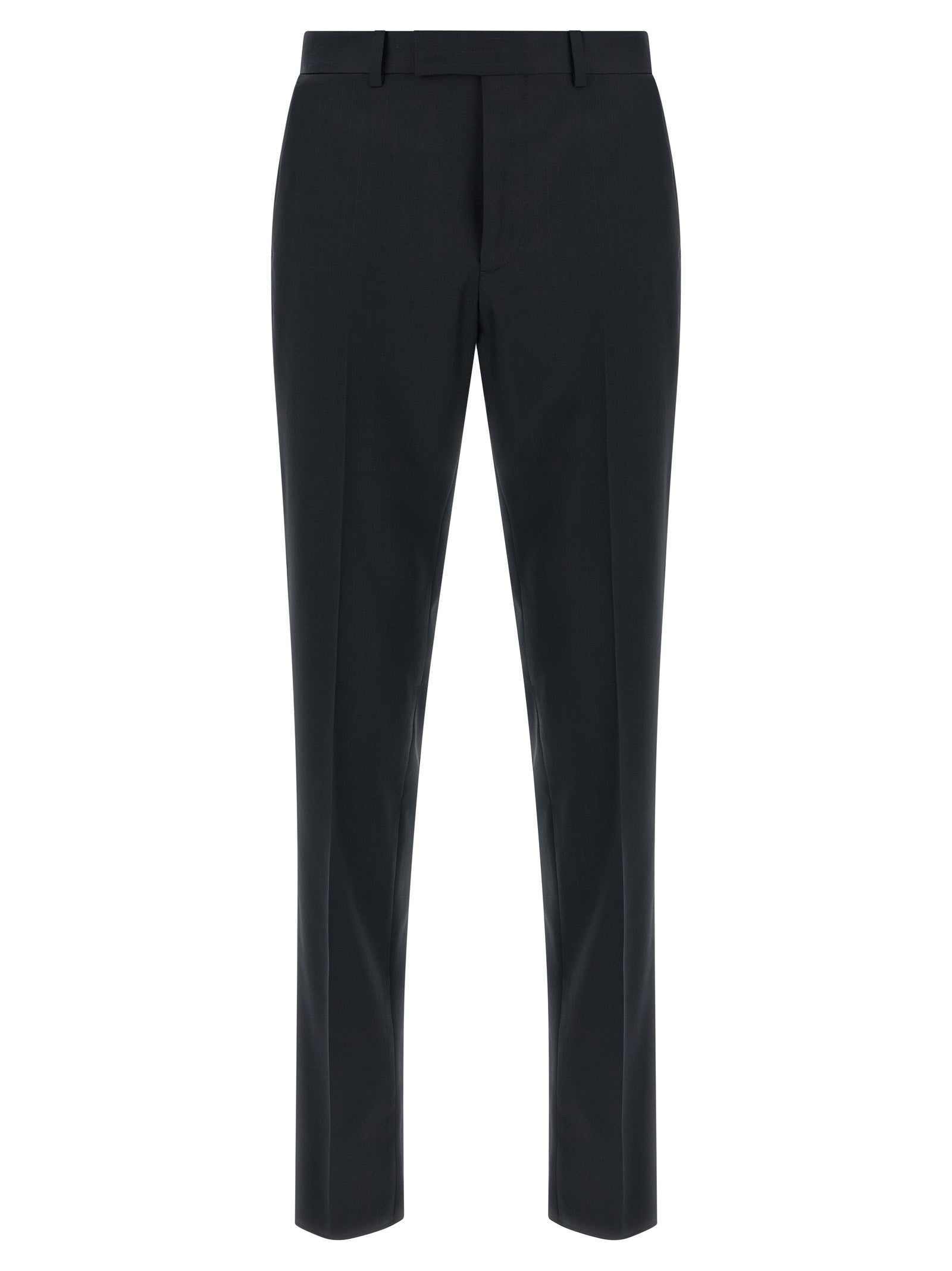 Pinstriped dress Blue Wool Suits