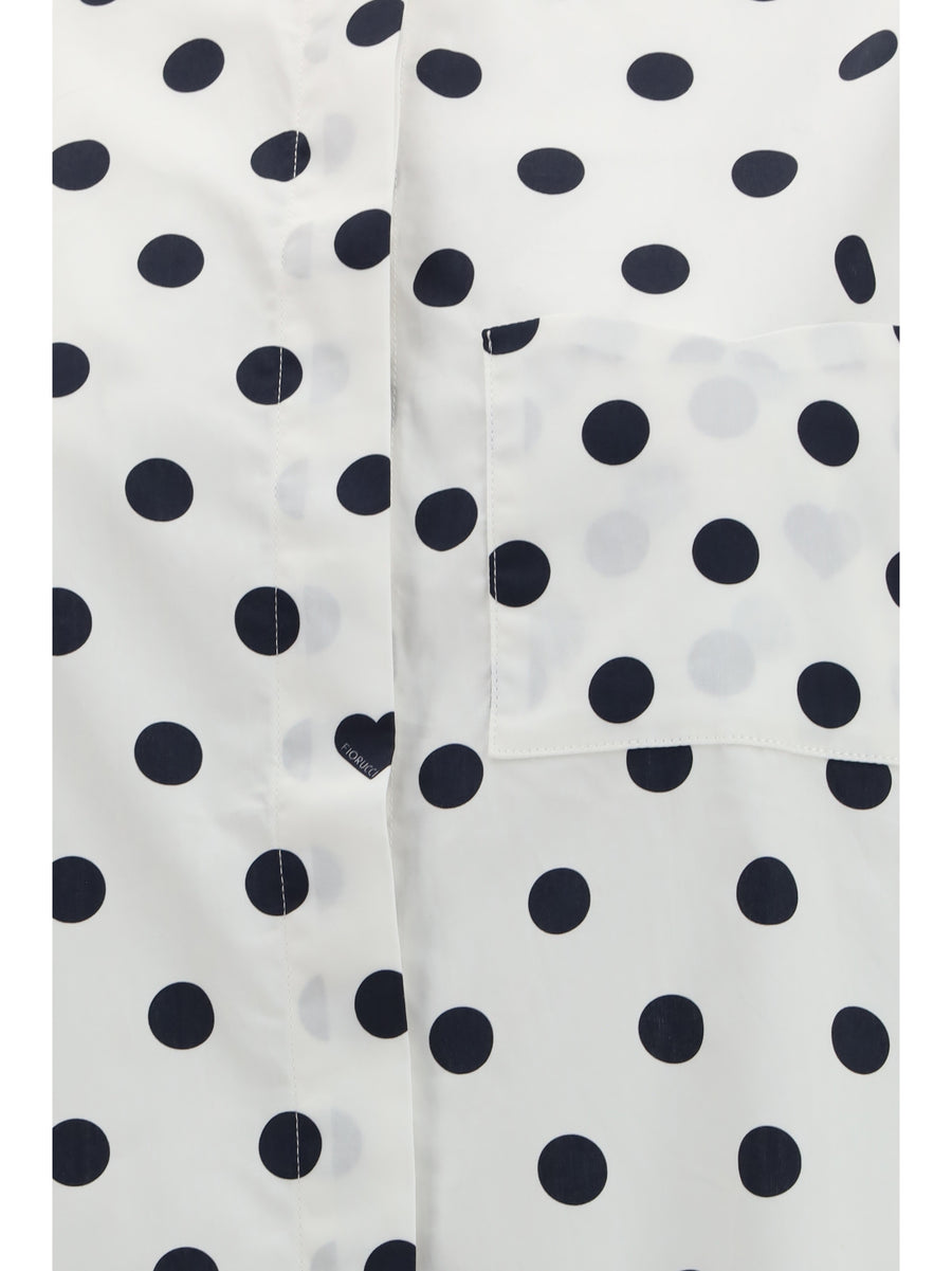 Shirt Dress White Cotton