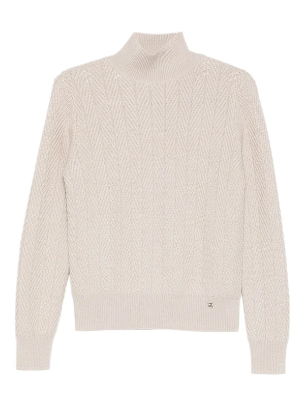 Herno 100% wool sweater in light pink