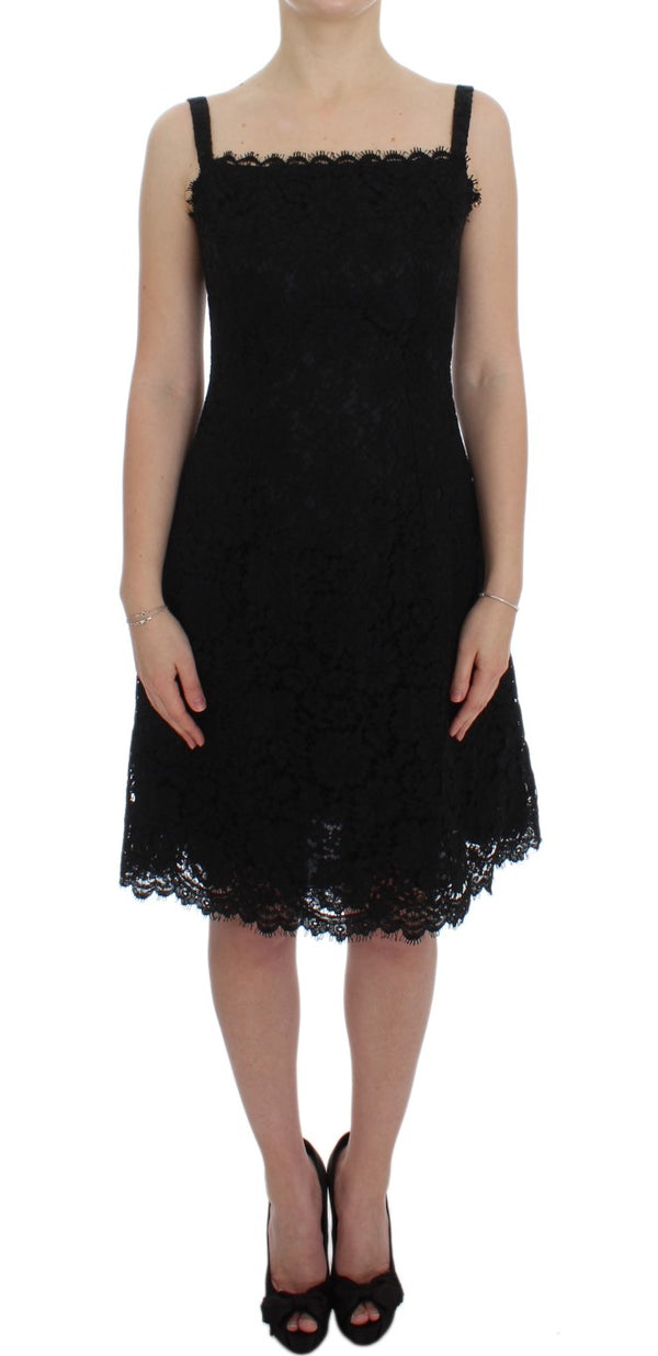 Dolce & Gabbana 79% Cotton dress in black