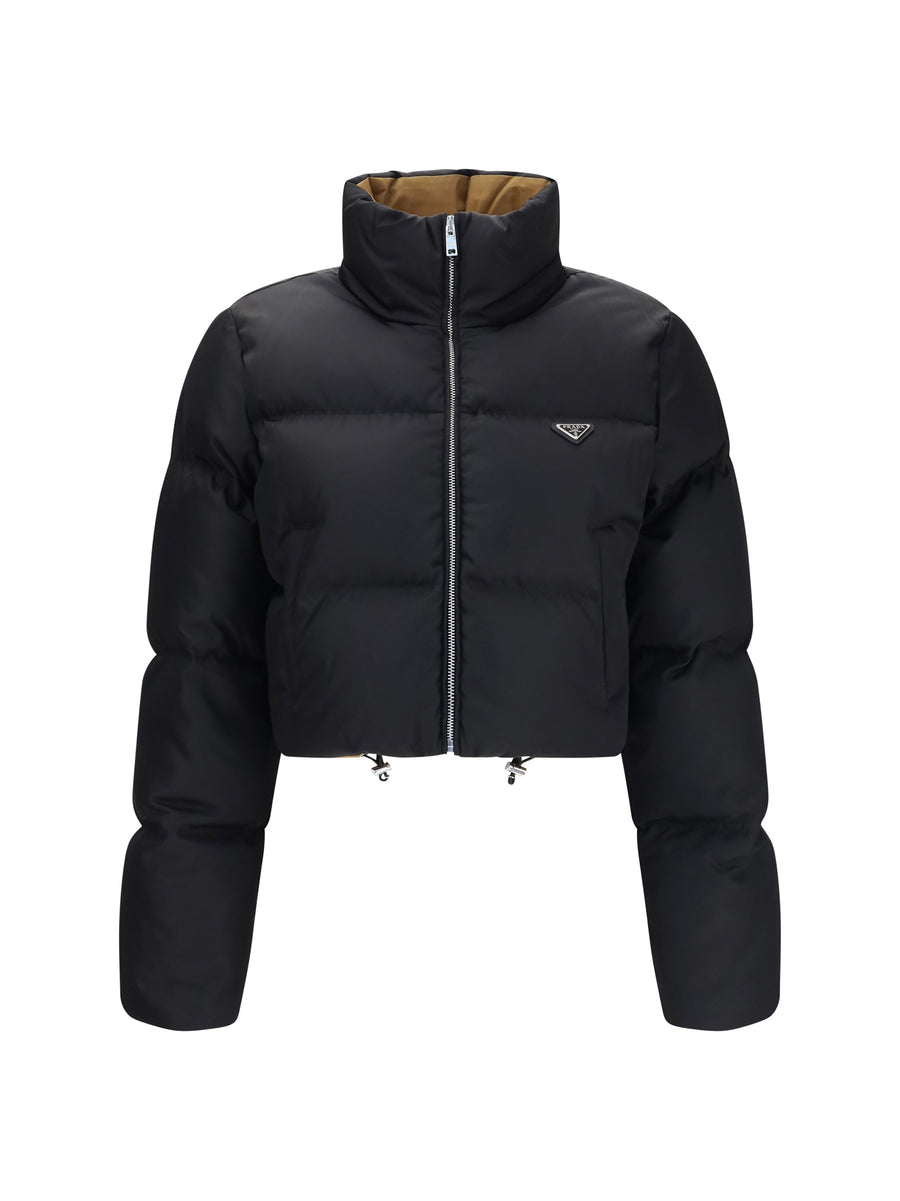 Down Jacket Re-Nylon Black Inner: Goose Puffer