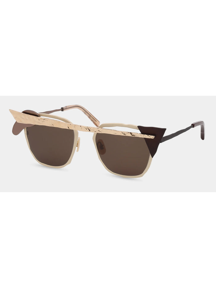 1o0n59z0a Brown Titanium | Glasses