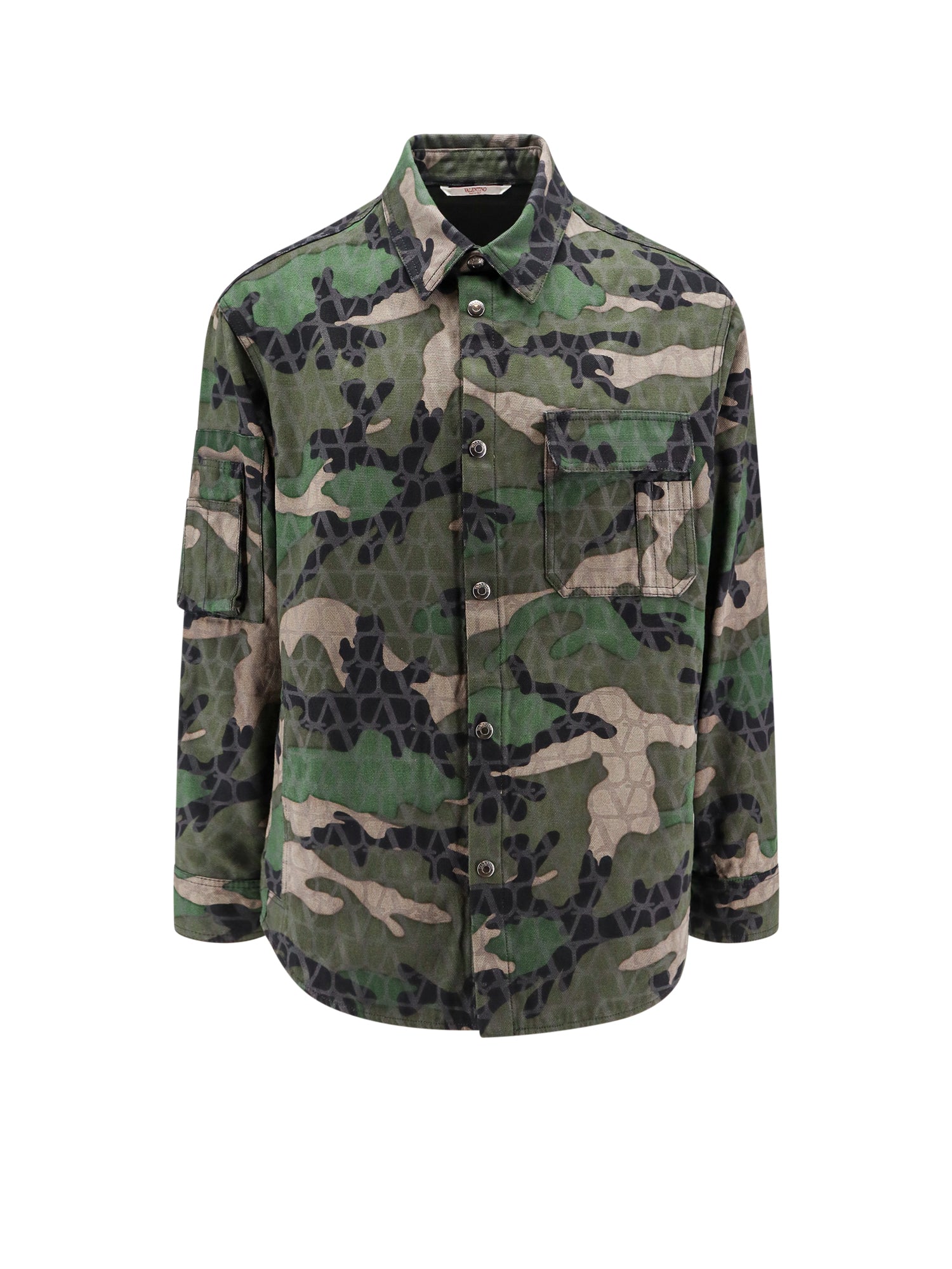 Valentino Jackets Green Cotone