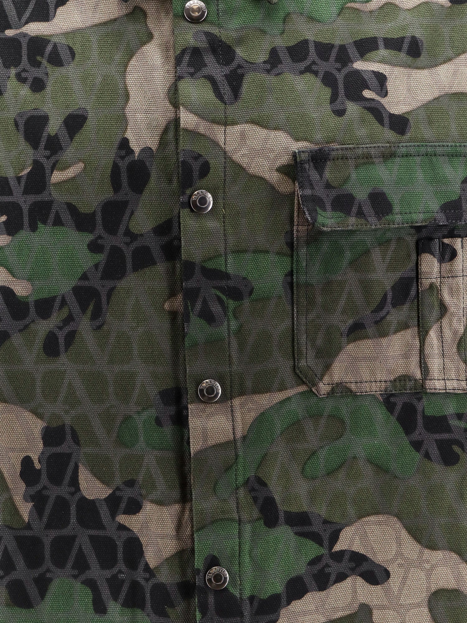 Valentino Jackets Green Cotone