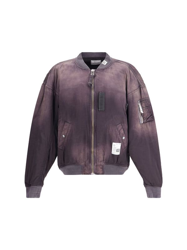 Flight Jacket Aged Black Outer Rayon