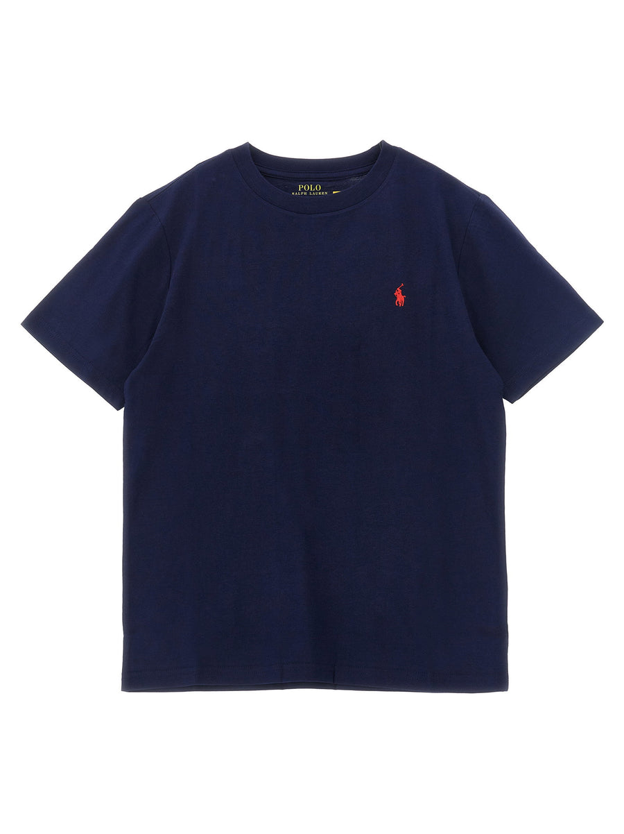 Polo Ralph Lauren Embroidered Pony Logo T-Shirt — Navy