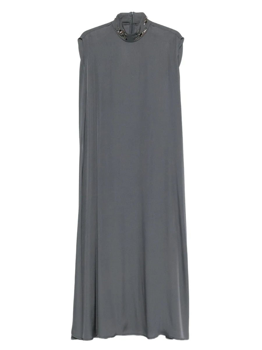Fabiana Filippi Acetate 82% dress in grey
