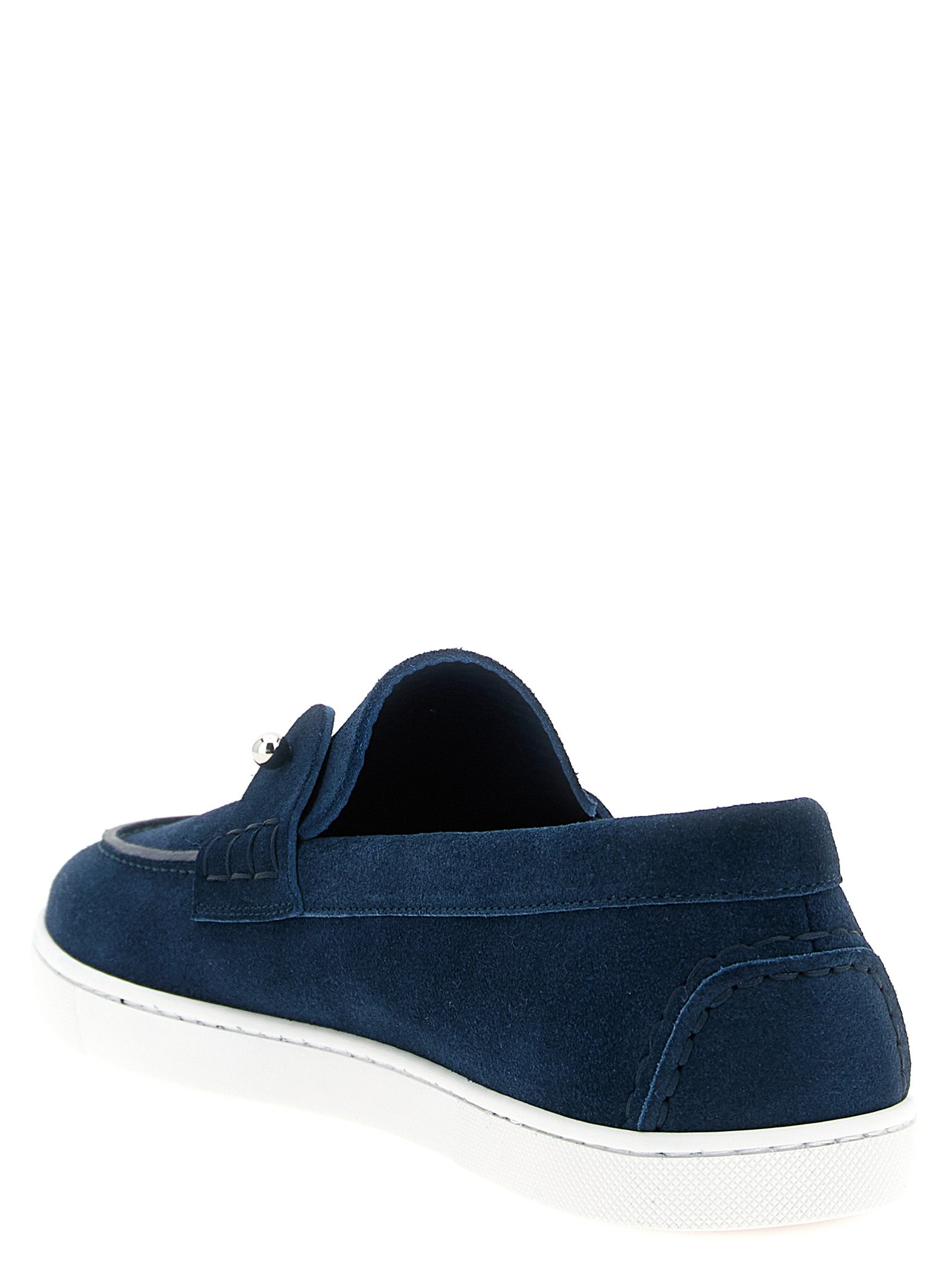 Chambeliboat loafers Blue Calfskin Leather (bos Taurus)