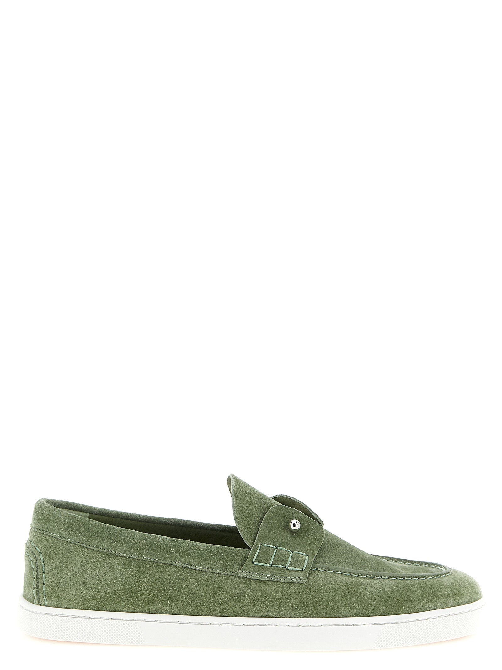 Chambeliboat loafers Green Calfskin Leather (bos Taurus)