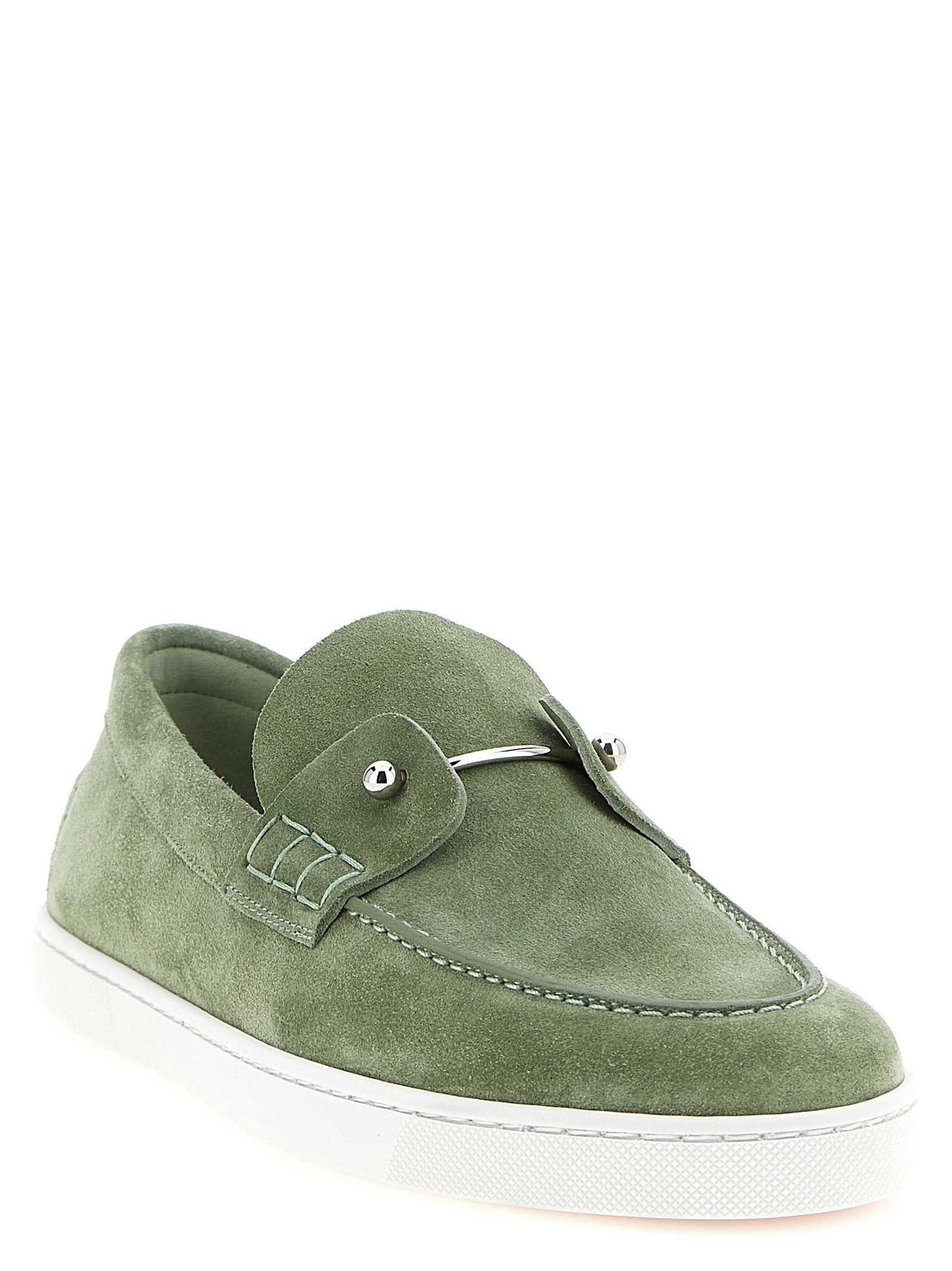 Chambeliboat loafers Green Calfskin Leather (bos Taurus)