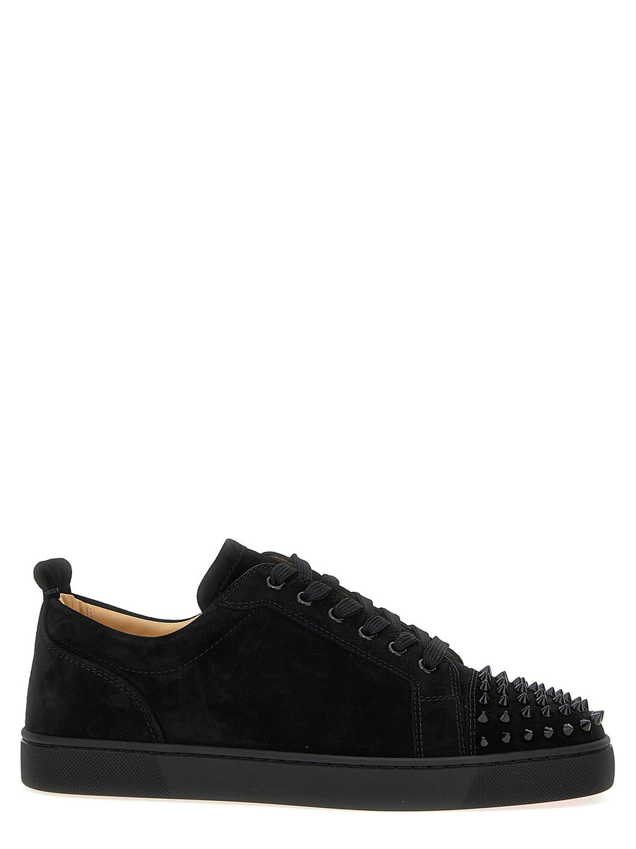 Christian Louboutin Louis Junior Spikes Sneaker — Black