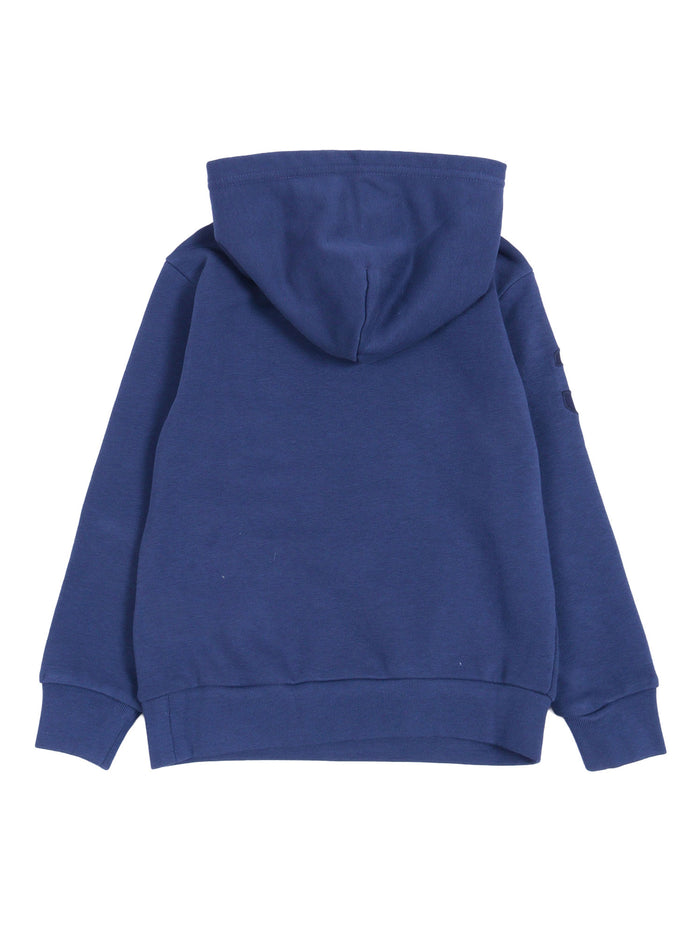 Knit-Pullover-Sweatshirt Blue Cotton Polyester