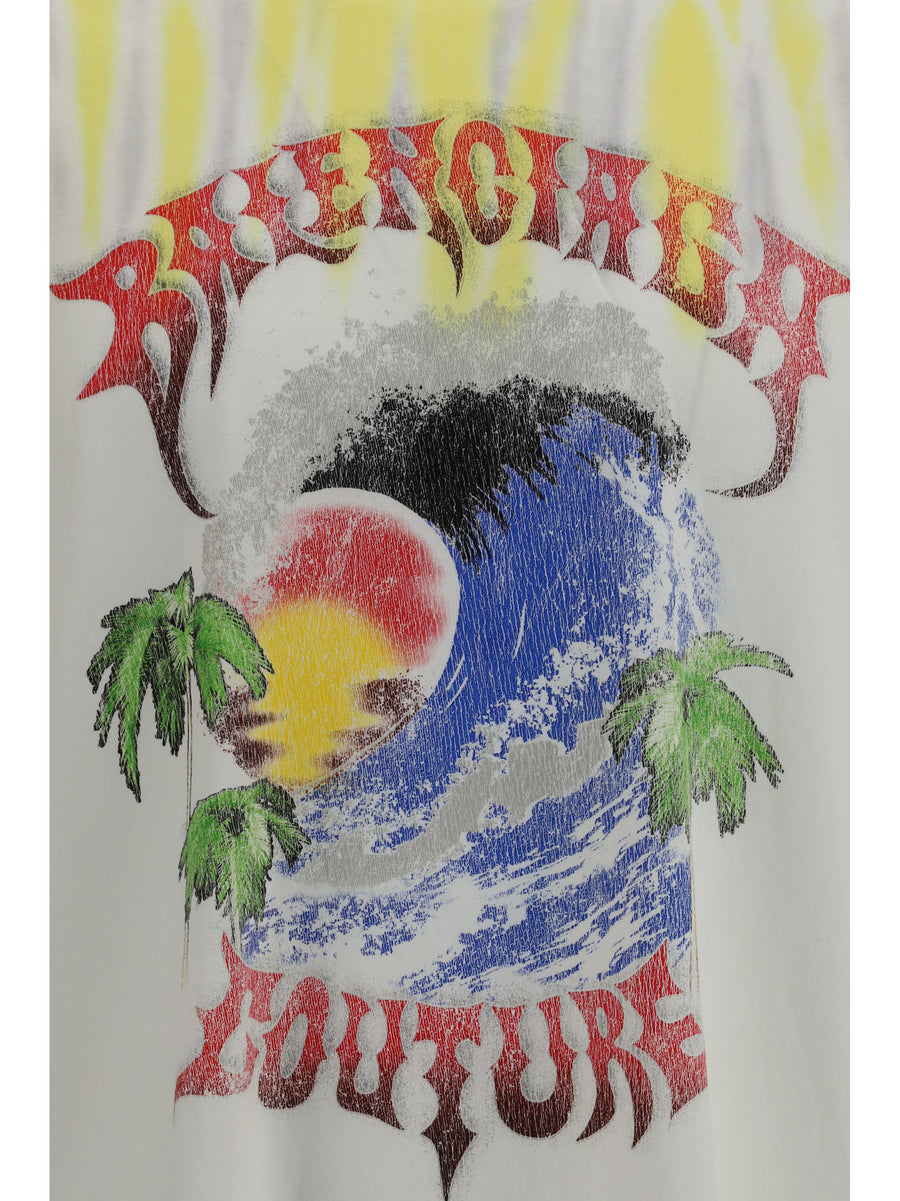 T-Shirt Extreme Tie Dye Full White Cotton T-shirts