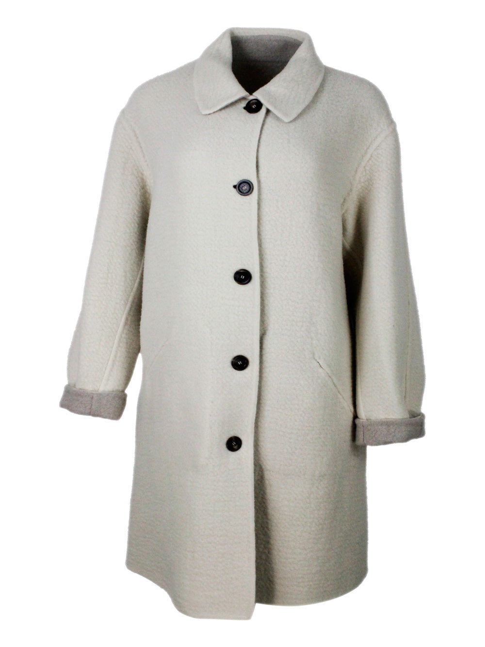 Malo Coats Panna - Grigio 100wv