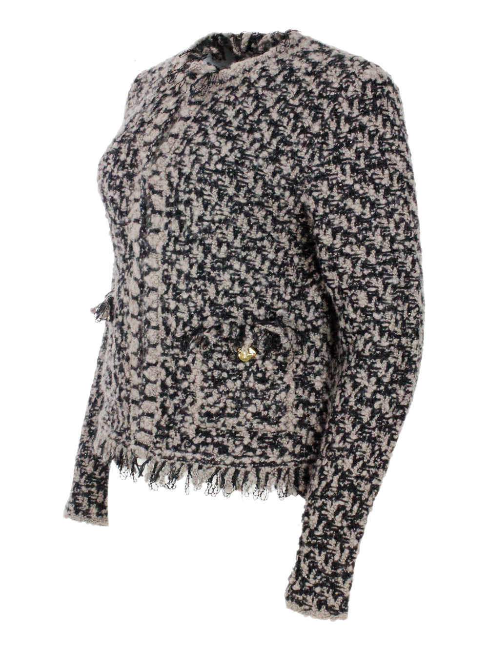 Fabiana Filippi Jackets Taupe - Nero 28pa 25wo 22pc