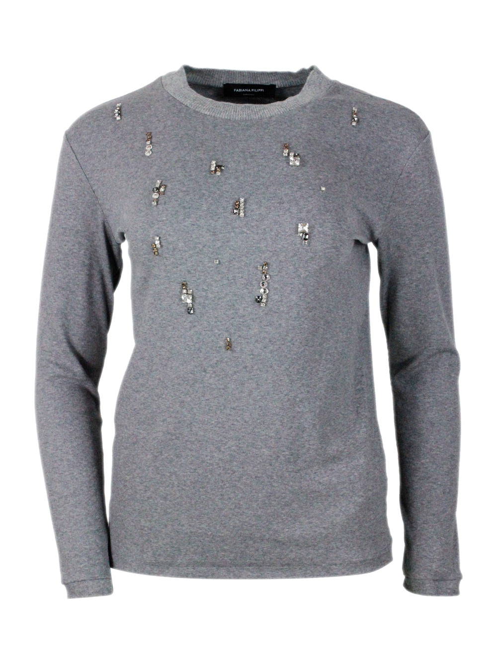 Fabiana Filippi T-Shirts And Polos Grey 94co 6ea