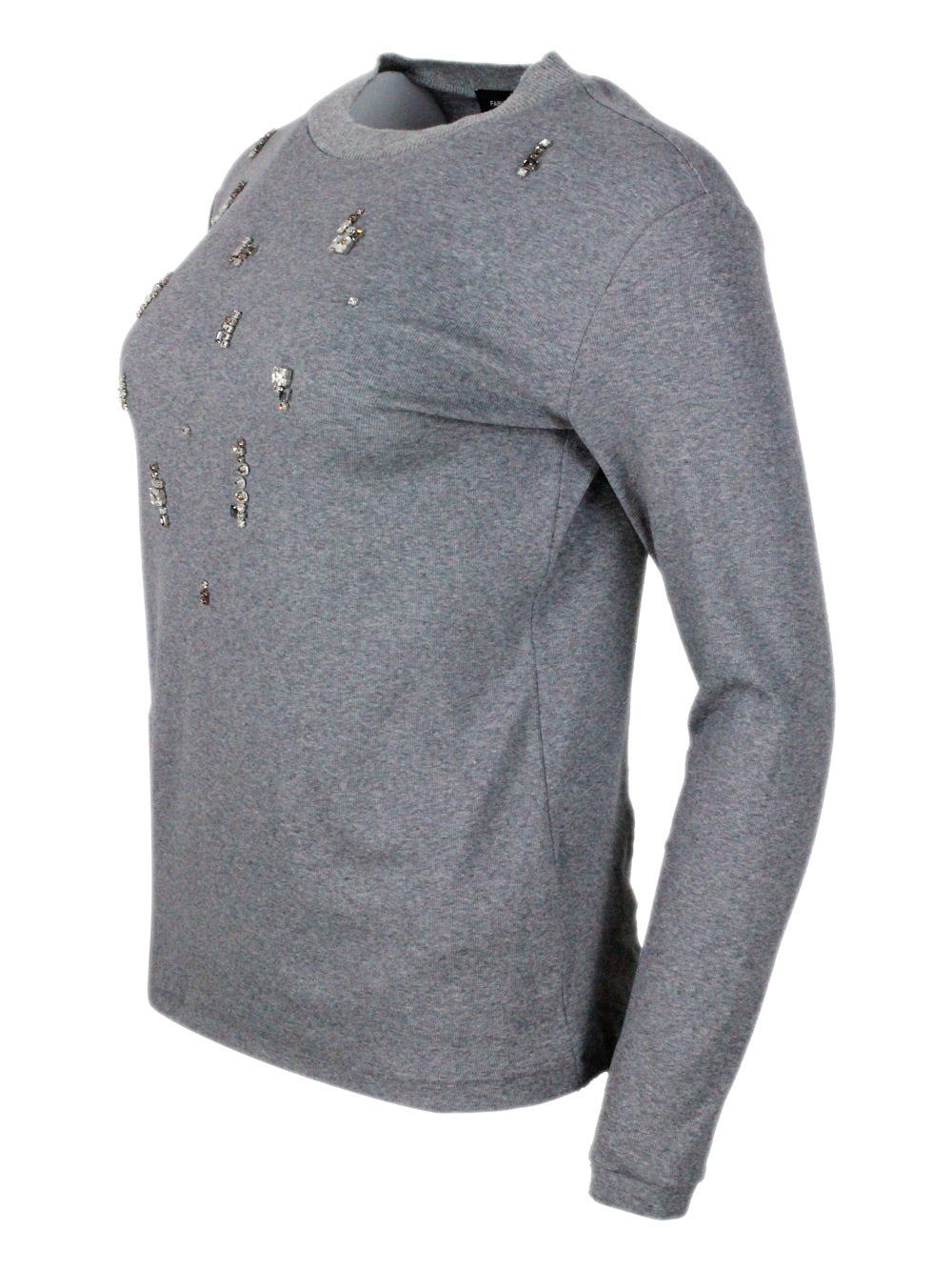 Fabiana Filippi T-Shirts And Polos Grey 94co 6ea