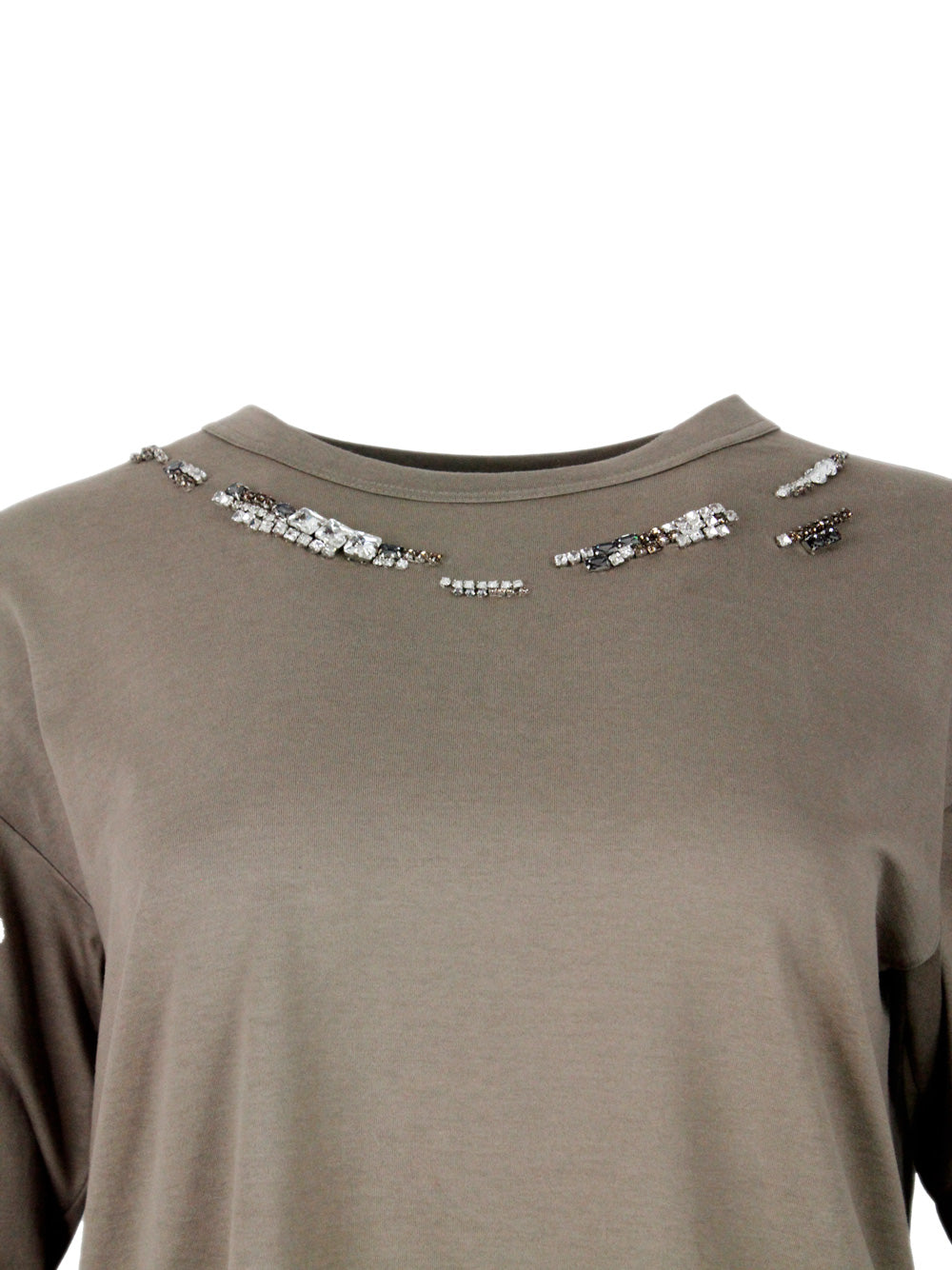 Fabiana Filippi T-Shirts And Polos Fango 100co