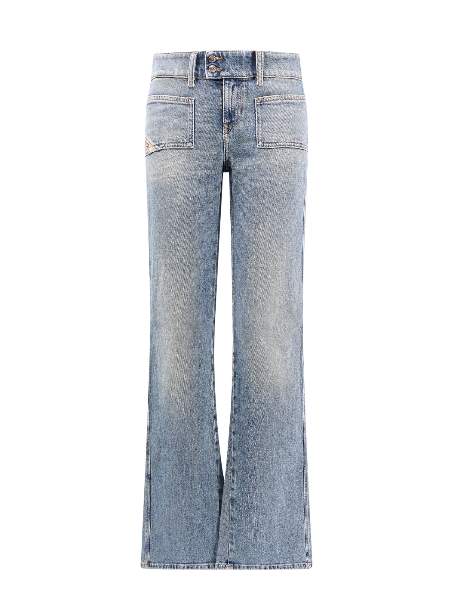 Diesel Jeans Blue Cotone Elastan