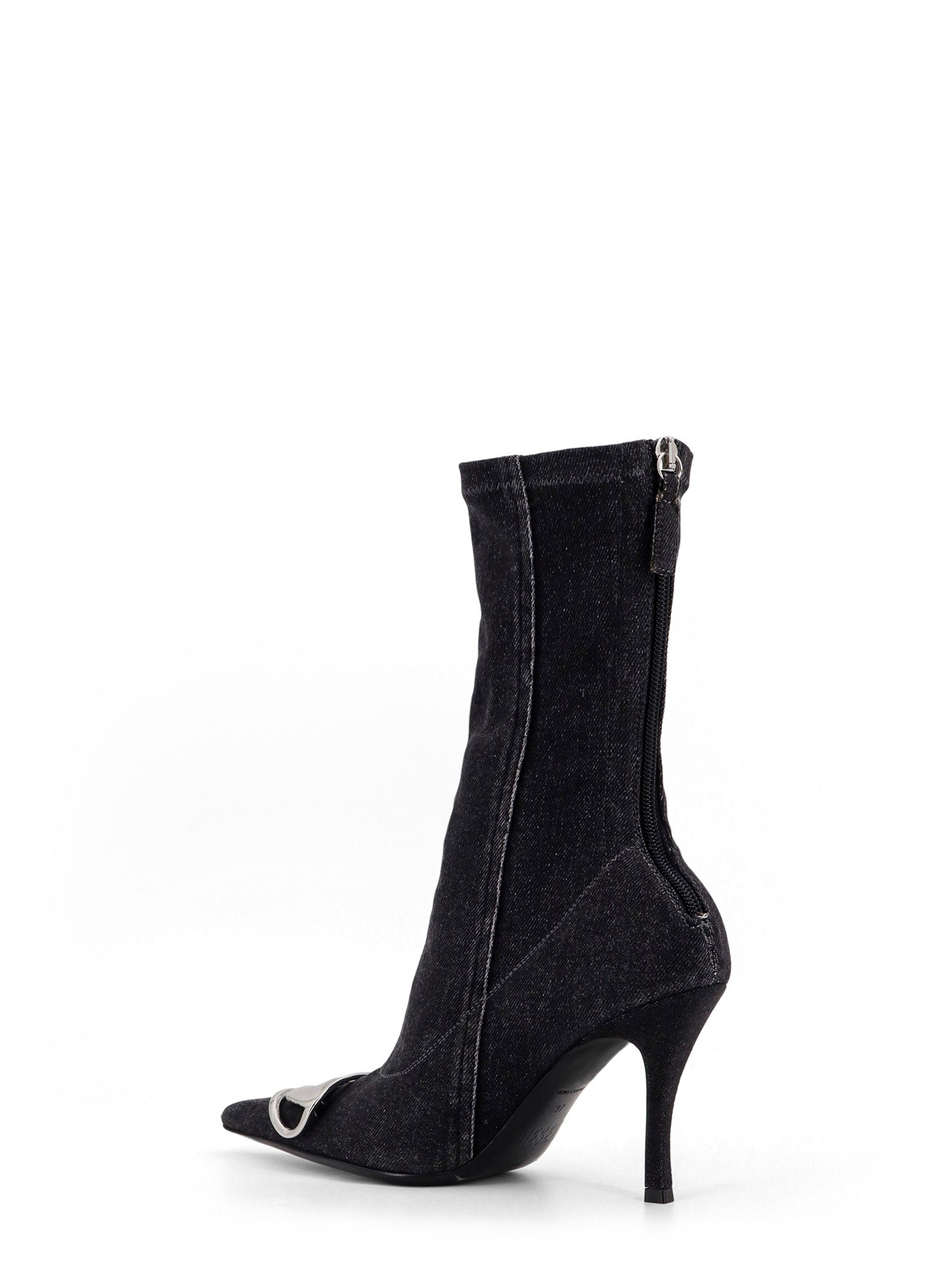 Diesel Boots Black Denim