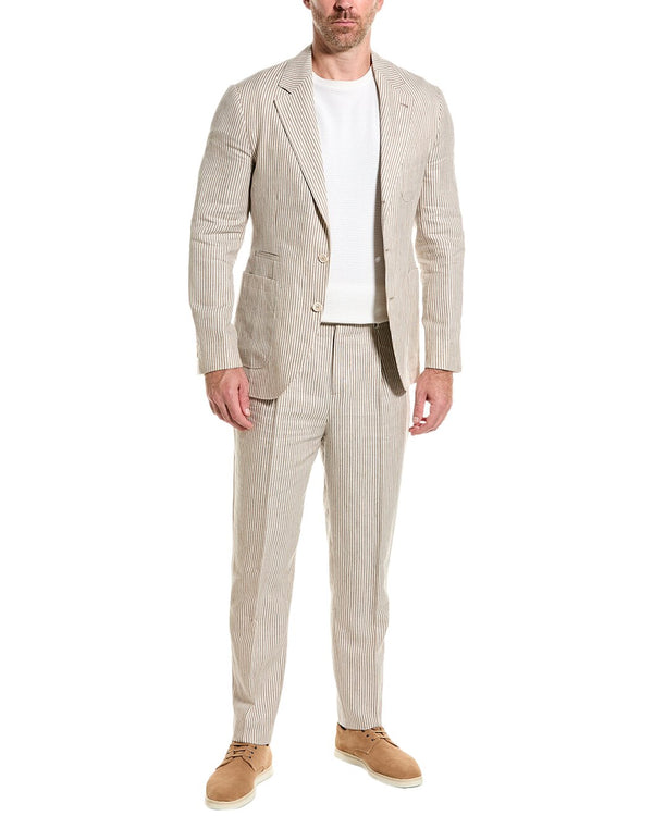 Brunello Cucinelli Mens Suit Mw463edntp_c002 Brown