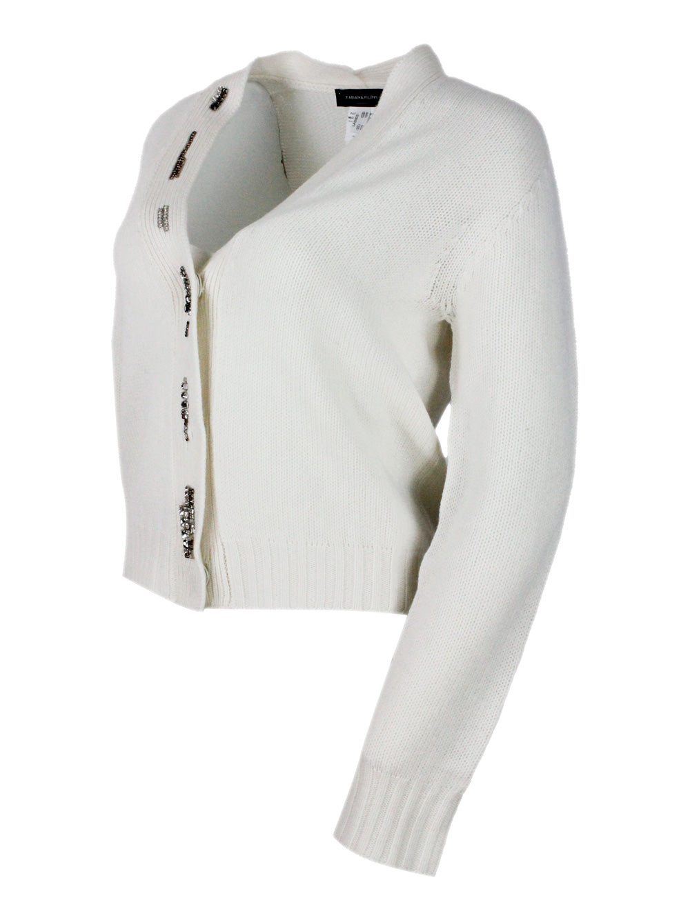 Fabiana Filippi Sweaters White 75wv 15se 10ws