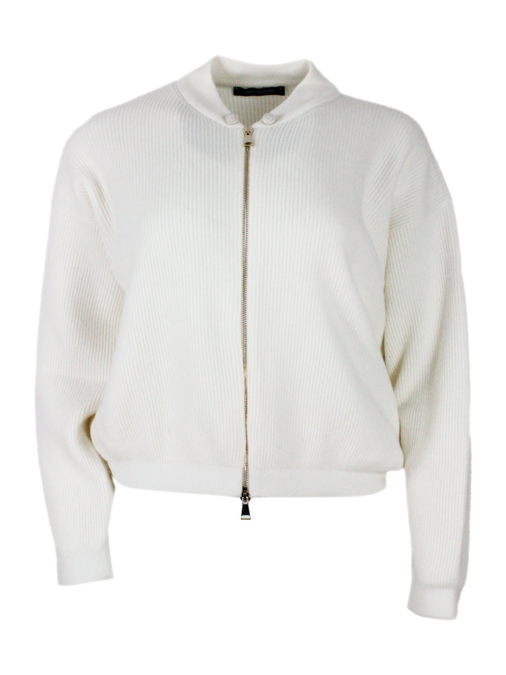 Fabiana Filippi Sweaters White 75wv 15se 10ws