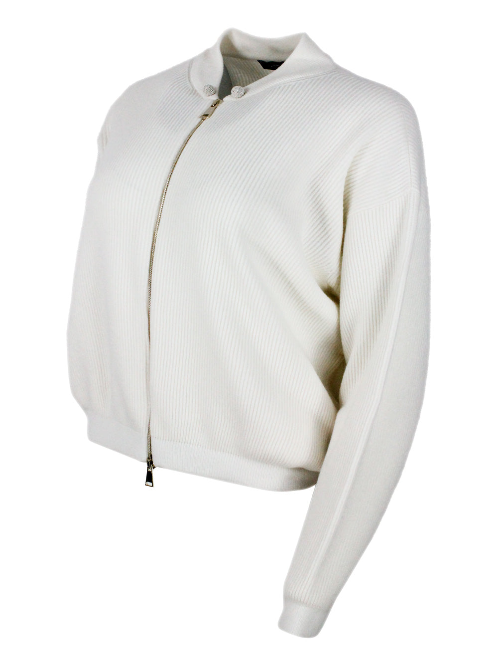 Fabiana Filippi Sweaters White 75wv 15se 10ws